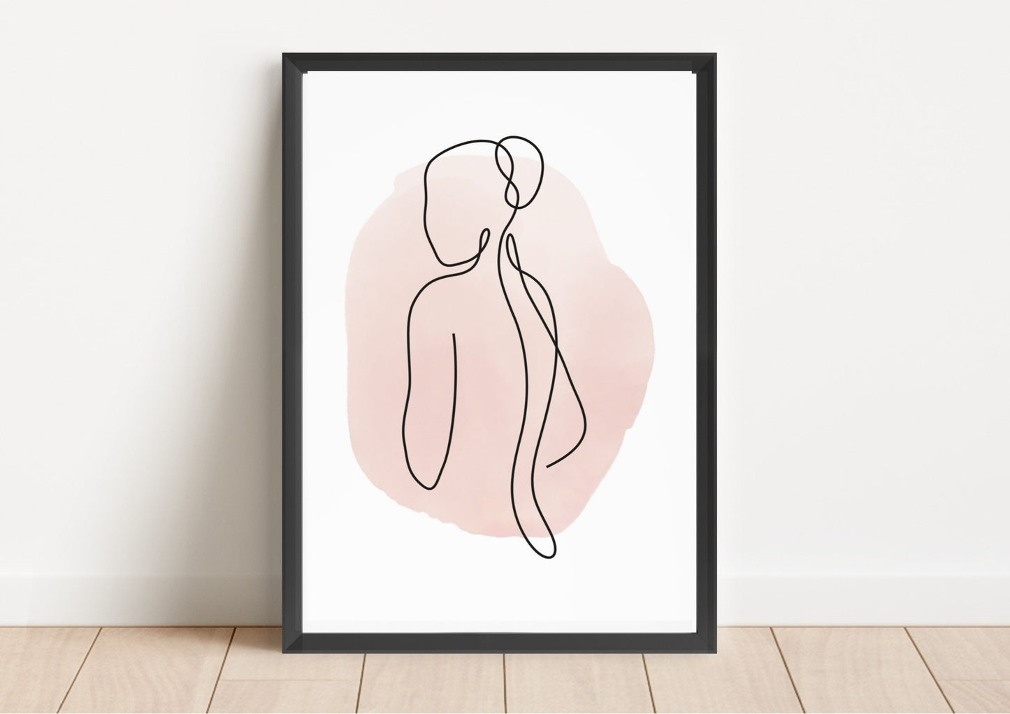Set of 3 Minimalist Line Art Prints, Nude Woman Wall Art, Abstract Figure Drawings, Modern Boho Decor, Scandinavian Gallery Wall Decor