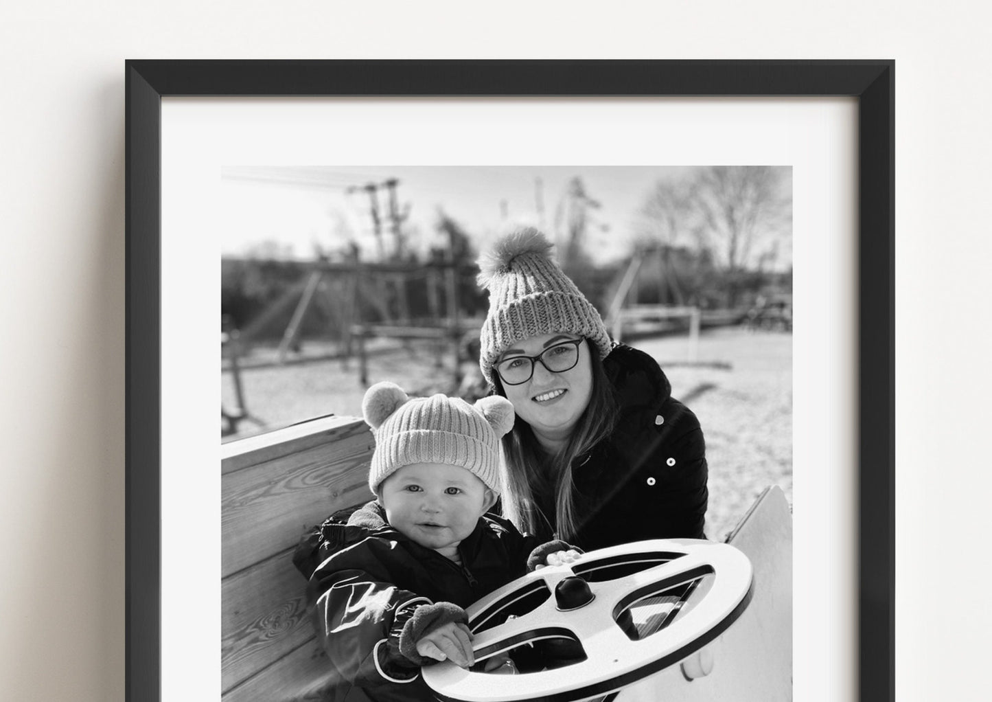 Personalized Mother & Child Photo Print: Sentimental Birthday Gift