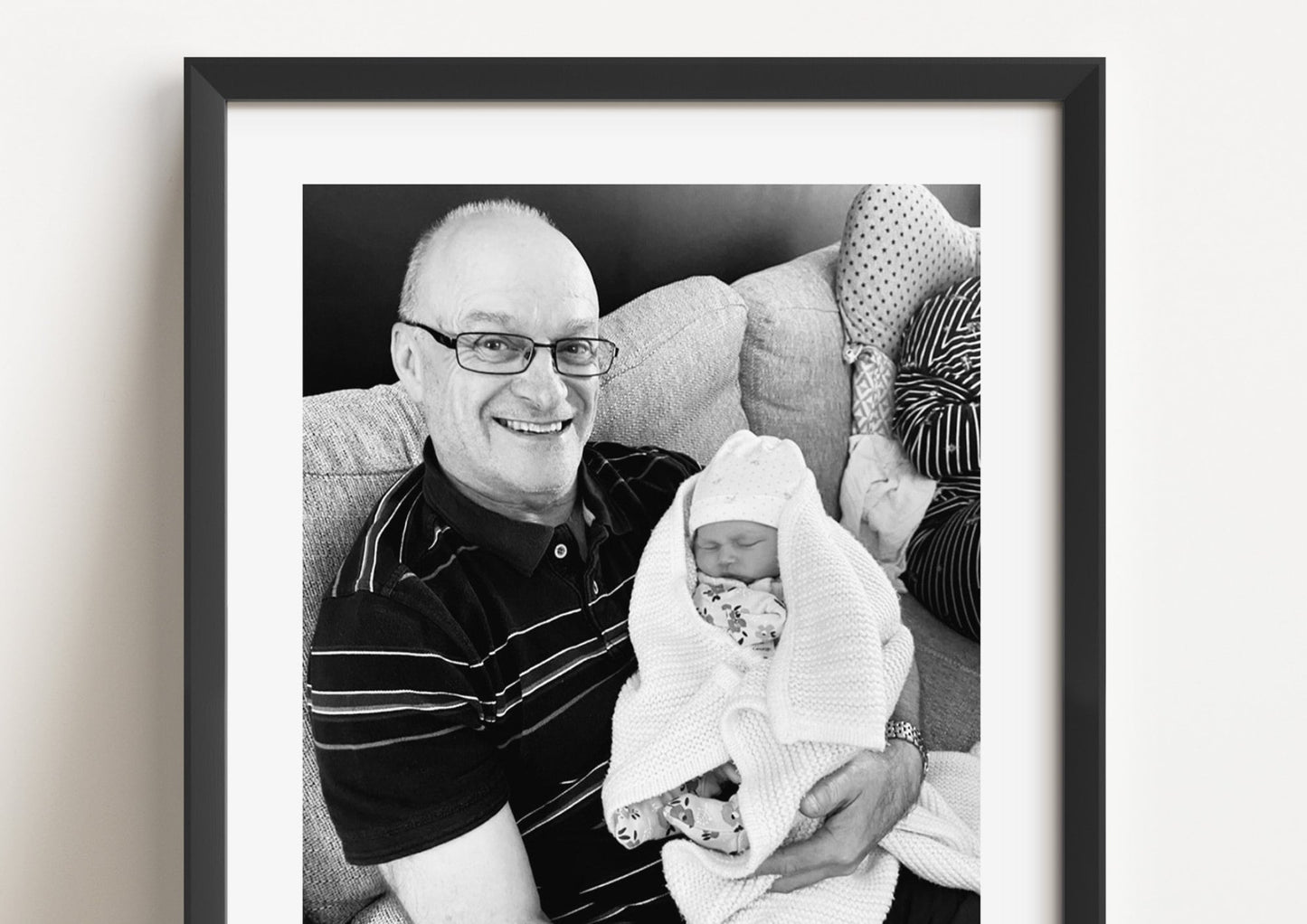 Personalised Grandad Photo Print: Custom Grandparent Keepsake