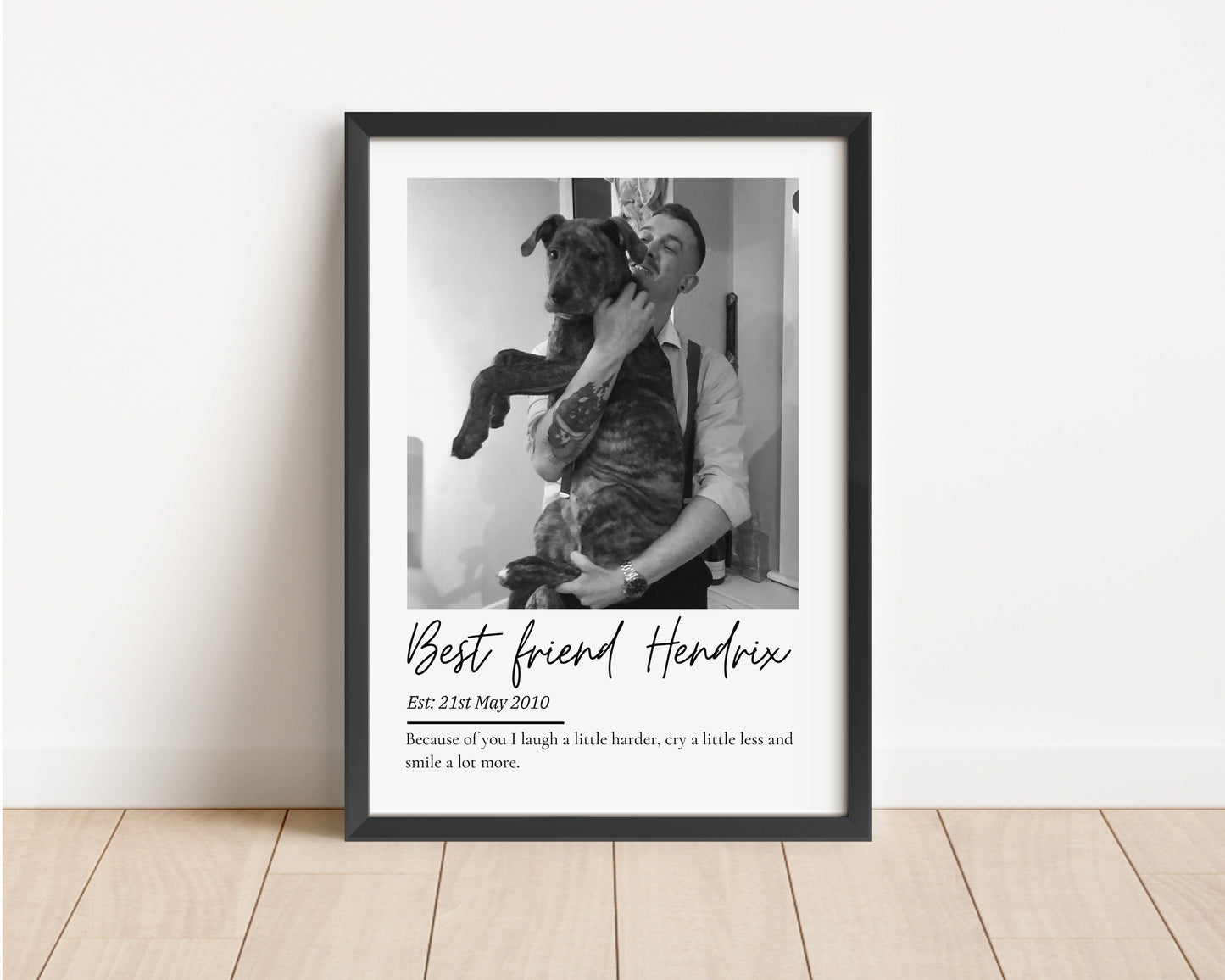Best Friend Photo Personalised Print, Thoughtful Bestie Birthday Gift, Custom Brother Sister Photo, Friendship Keepsake, Memory Gift Friend