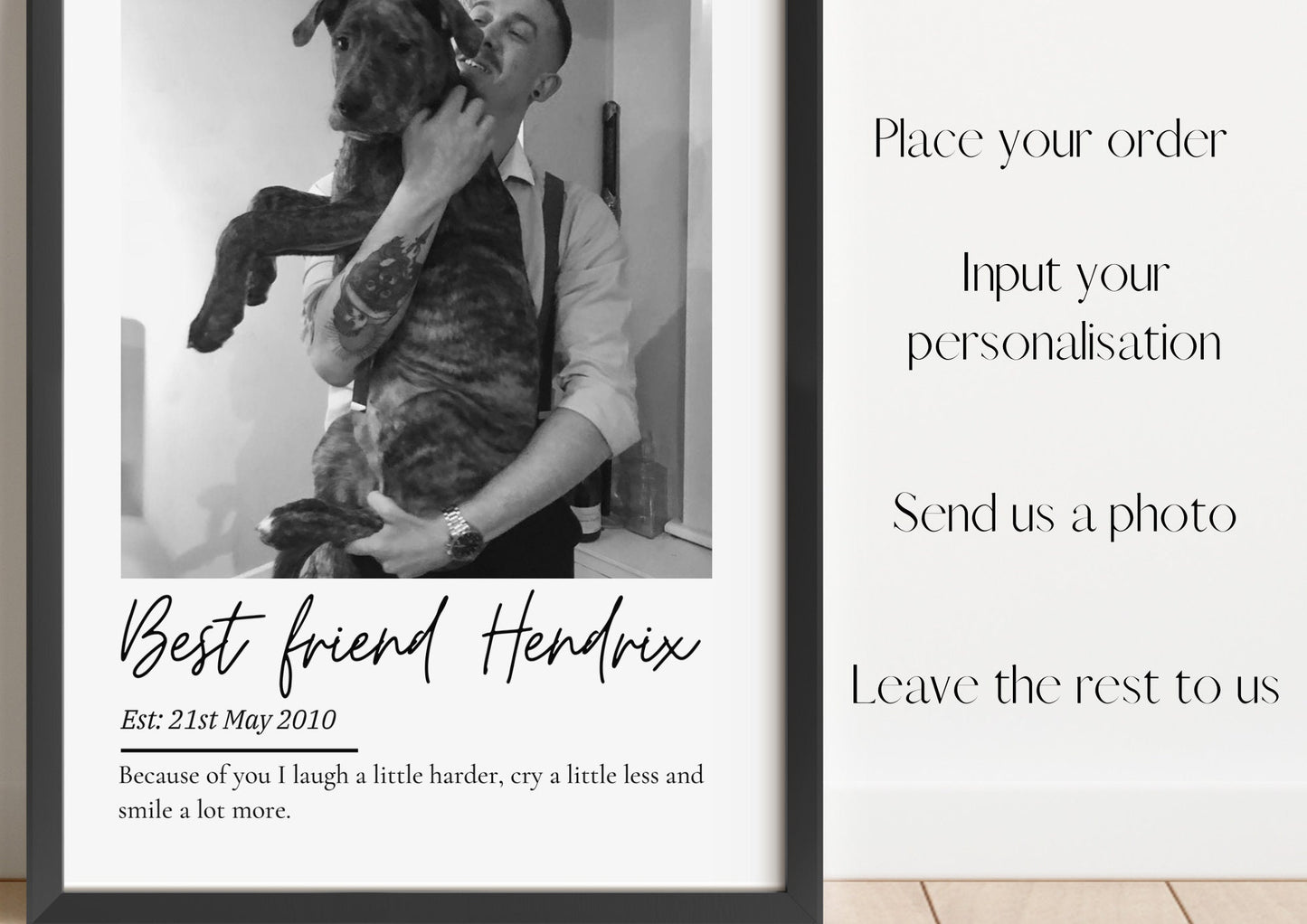 Best Friend Photo Personalised Print, Thoughtful Bestie Birthday Gift, Custom Brother Sister Photo, Friendship Keepsake, Memory Gift Friend