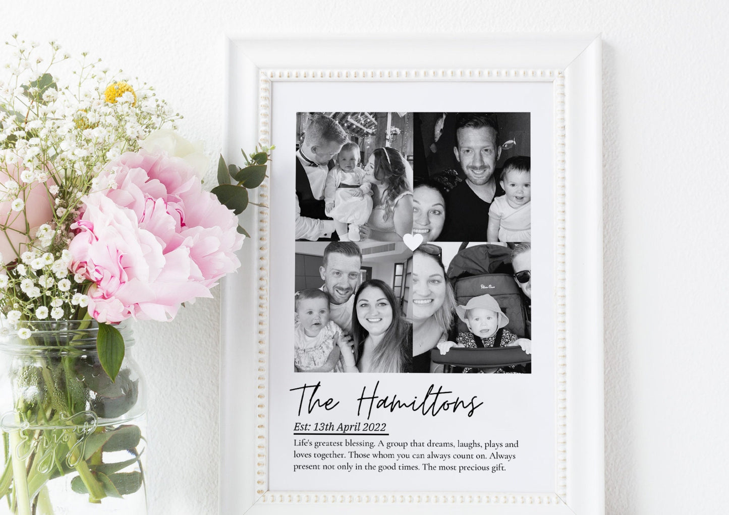Personalized Family Photo Print: Unique Keepsake Gift