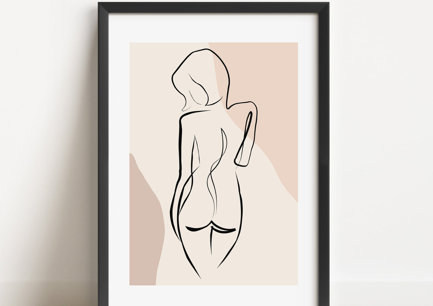 Minimalist Nude Line Art Set of 3 Prints, Abstract Female Body Wall Art, Modern Boho Decor, Neutral Aesthetic Printable Art, Gallery Decor