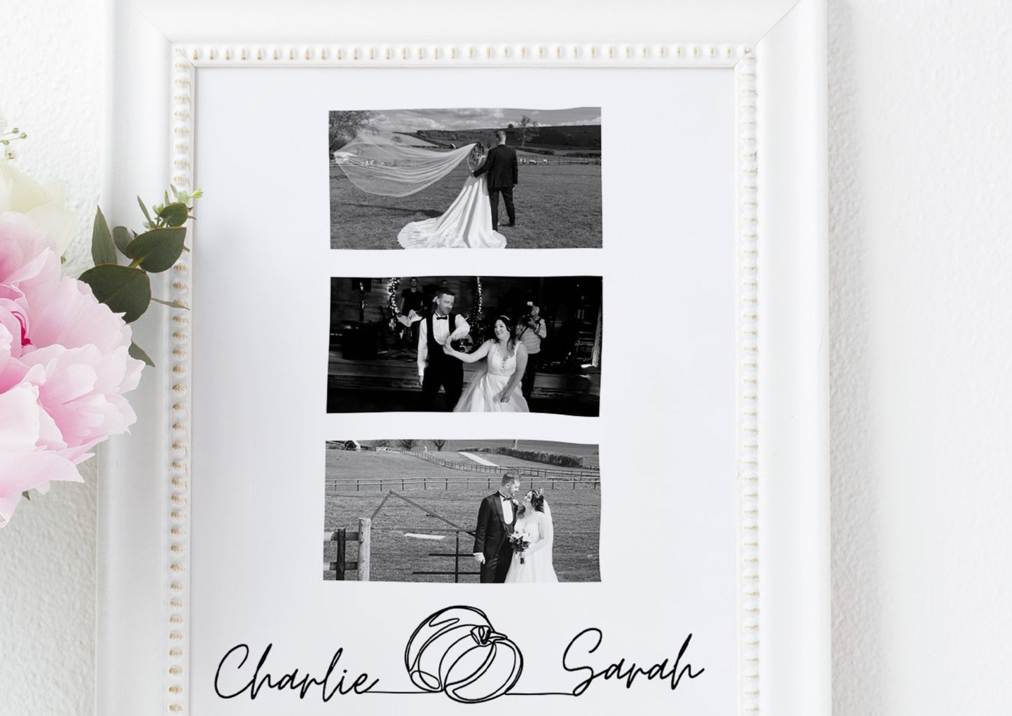 Custom Wedding Day Keepsake Gift Print, Gift for Couple, Gift for Her Him, Custom Wedding Day Gift, 1st Anniversary Wedding Day Memory Print