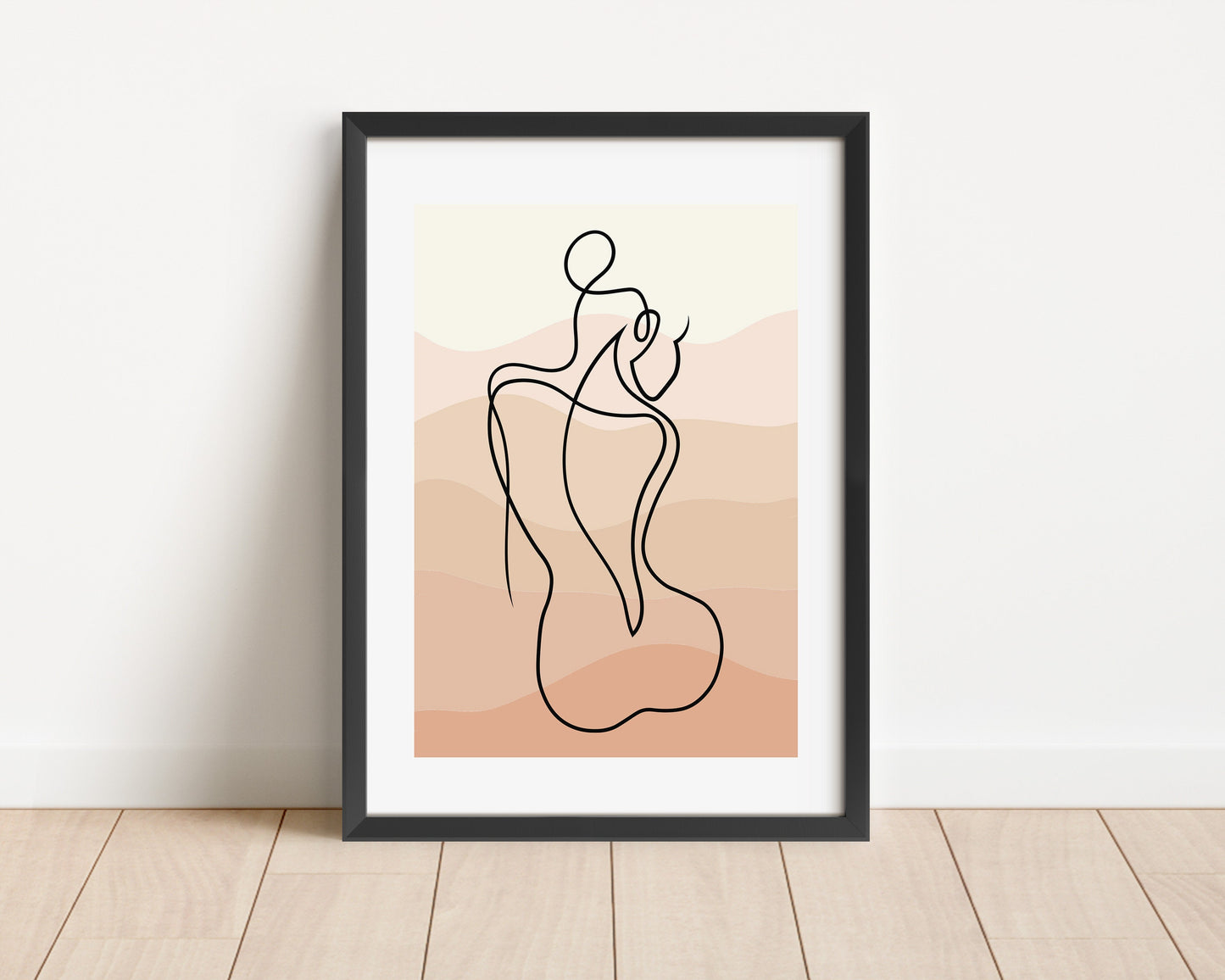 Minimalist Nude Line Art Set of 3 Prints, Abstract Female Body Wall Art, Modern Boho Decor, Neutral Aesthetic Printable Art, Gallery Decor