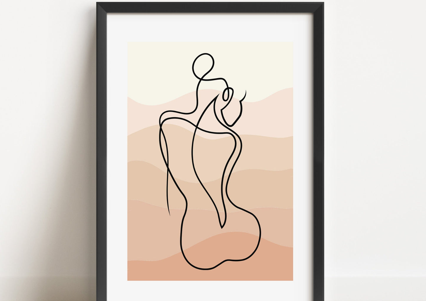 Minimalist Nude Line Art Set of 3 Prints, Abstract Female Body Wall Art, Modern Boho Decor, Neutral Aesthetic Printable Art, Gallery Decor