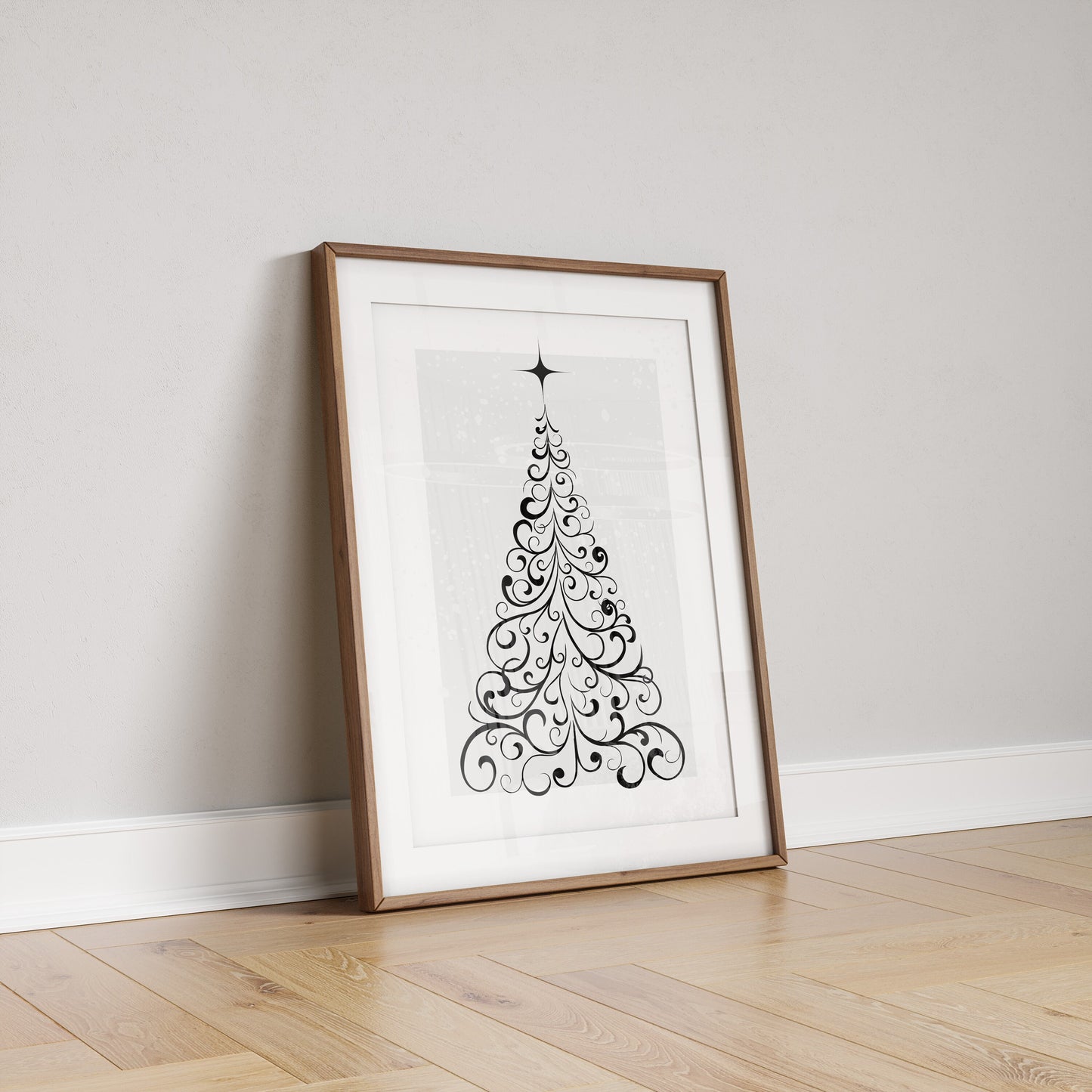Christmas Print Set: Festive Home Decor, Xmas Tree, Snowflake