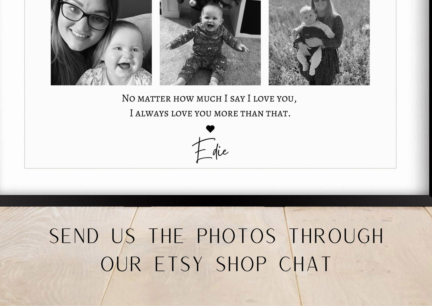 Custom Auntie Photo Gift, Personalised Aunt Print from Niece Nephew, Aunt Birthday Keepsake, Unqiue Aunty Gift, Birthday Gift for Sister