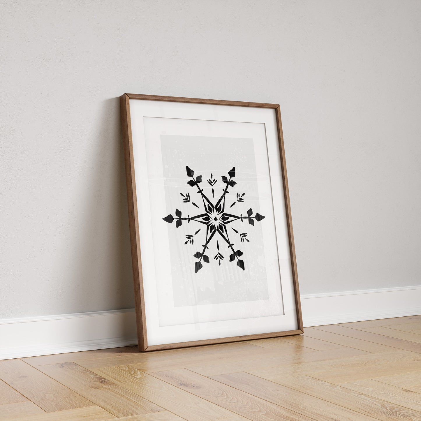 Christmas Print Set: Festive Home Decor, Xmas Tree, Snowflake