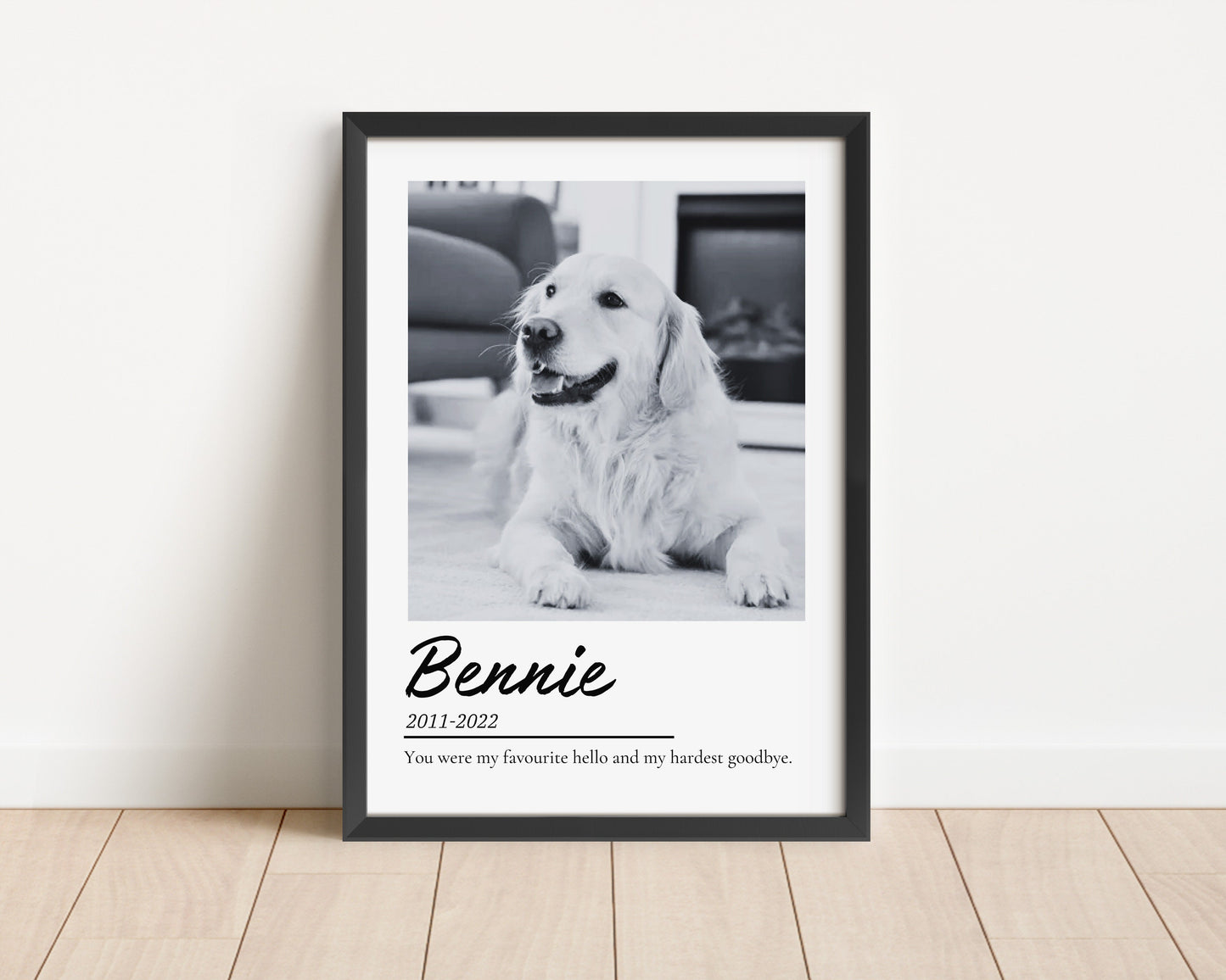 Pet Memorial Print Custom, Dog Loss Gift, Cat Remembrance, Animal Loss Sympathy Present, Optional Paw Print, Memory Gift Print for Lost Pet