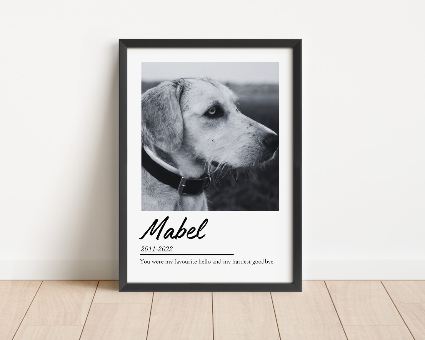 Pet Memorial Print Custom, Dog Loss Gift, Cat Remembrance, Animal Loss Sympathy Present, Optional Paw Print, Memory Gift Print for Lost Pet