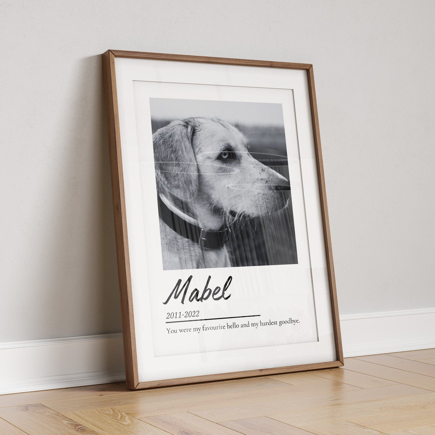 Pet Memorial Print Custom, Dog Loss Gift, Cat Remembrance, Animal Loss Sympathy Present, Optional Paw Print, Memory Gift Print for Lost Pet