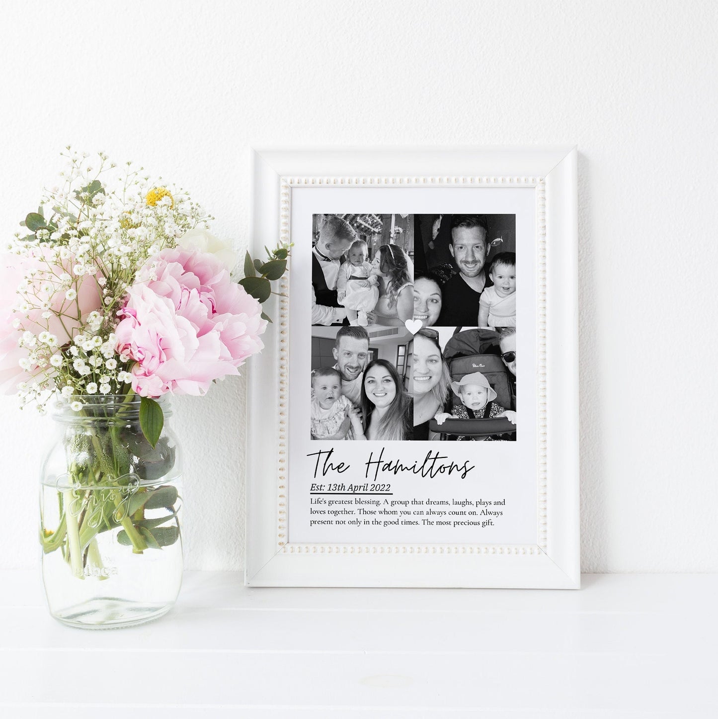 Personalized Family Photo Print: Unique Keepsake Gift