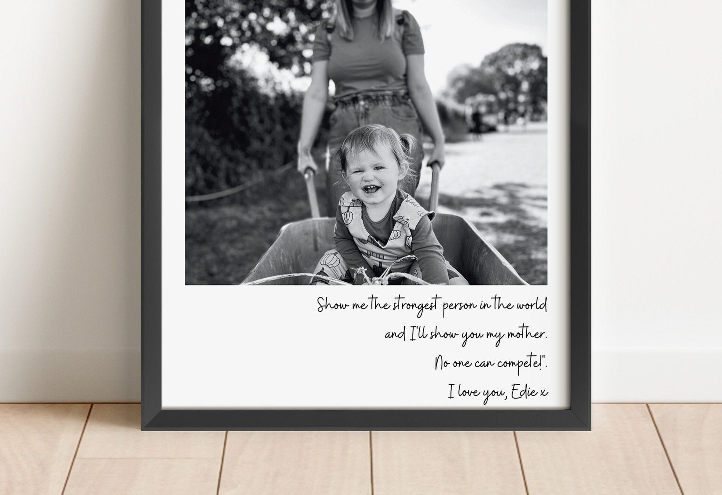 Personalised Mum Birthday Gift, Mothers Day Gift, Photo Family Print, Unique Gift for Mom, Nan Mum Mummy Baby Present, Gift for Her Newborn