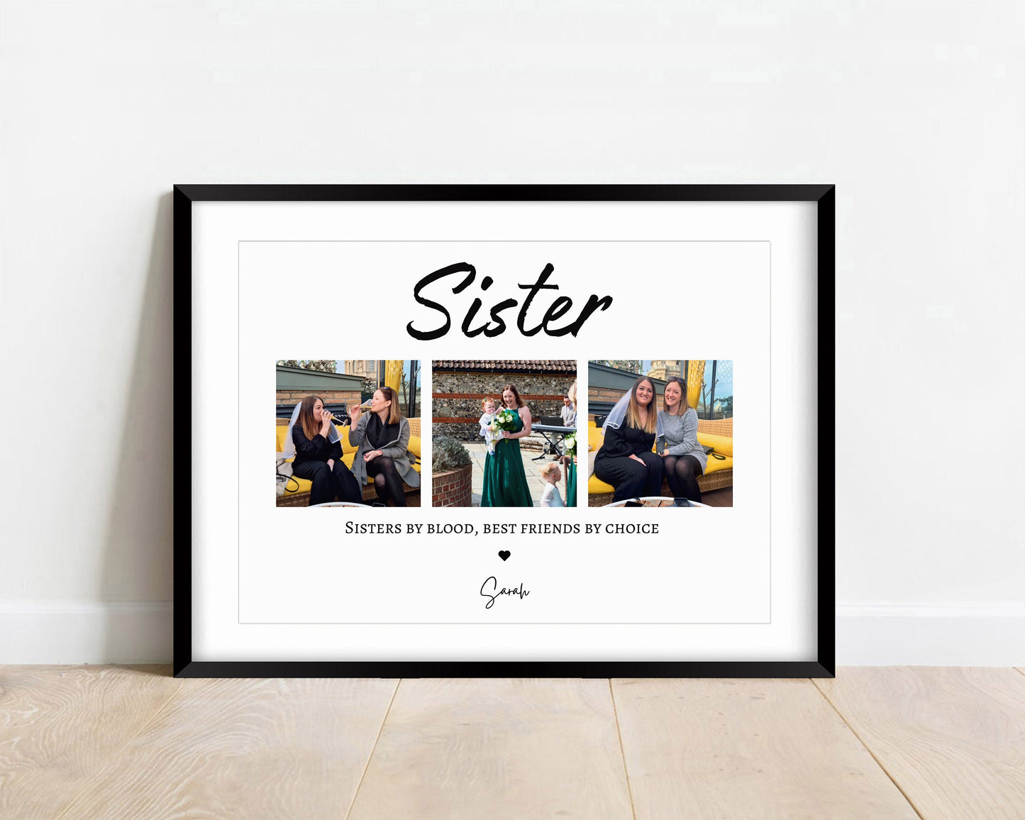 Personalised Sister Photo Print, Sister Gift, Keepsake, Birthday Sister Gifts, Birthday Gift for Her, Gifts For Sisters, Best Friend Gift