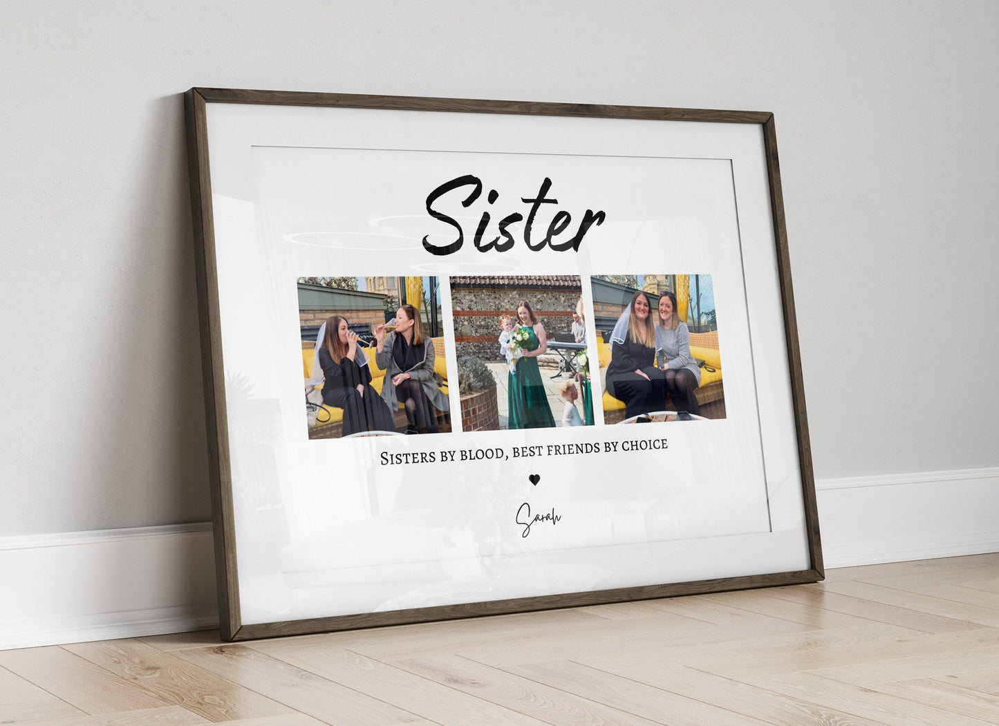 Personalised Sister Photo Print, Sister Gift, Keepsake, Birthday Sister Gifts, Birthday Gift for Her, Gifts For Sisters, Best Friend Gift