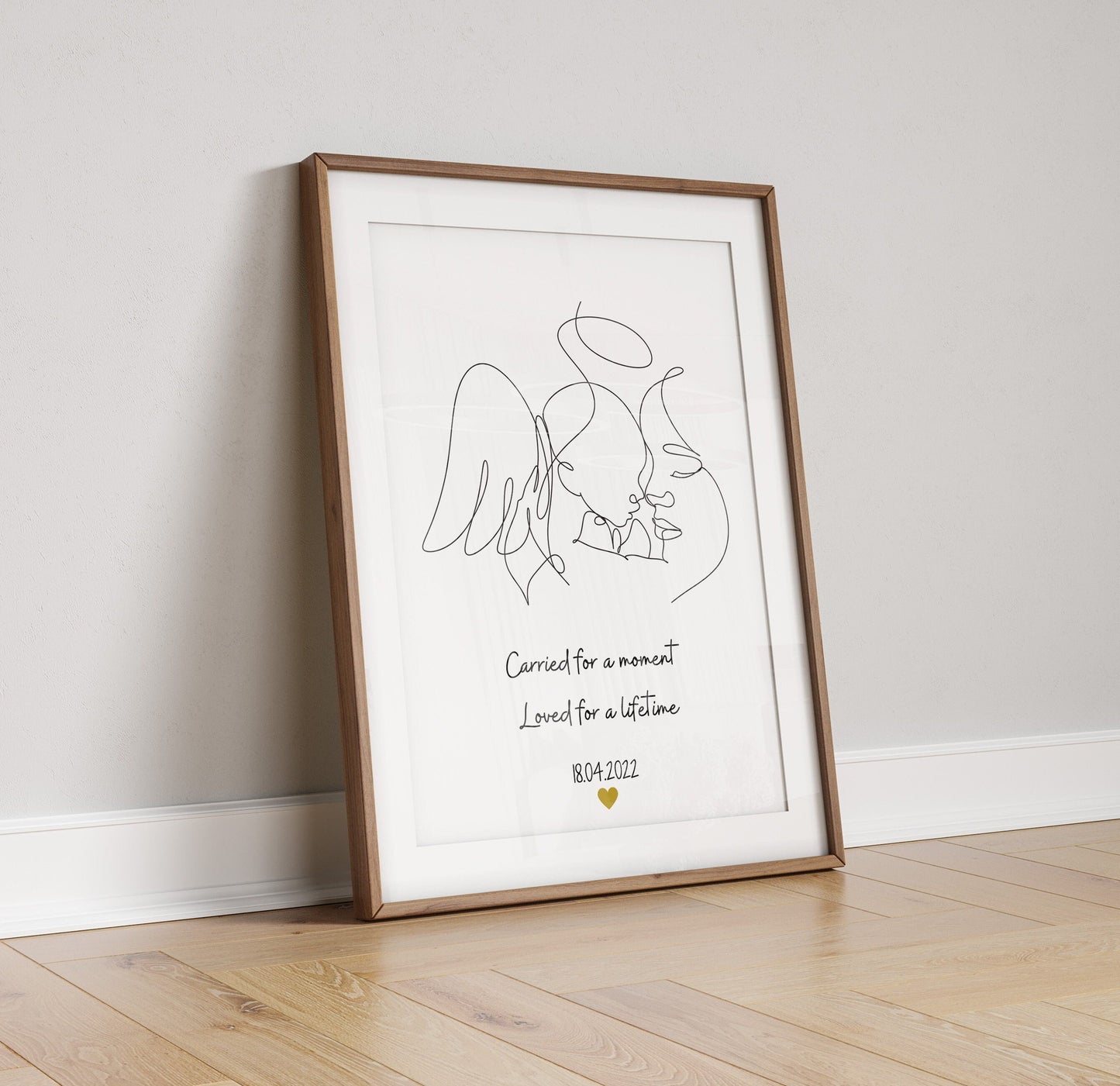 Custom Miscarriage Portrait, Keepsake Bereavement Gift, Miscarriage Keepsake, Miscarriage Art, Miscarriage Gift, Remembrance Memorial Print