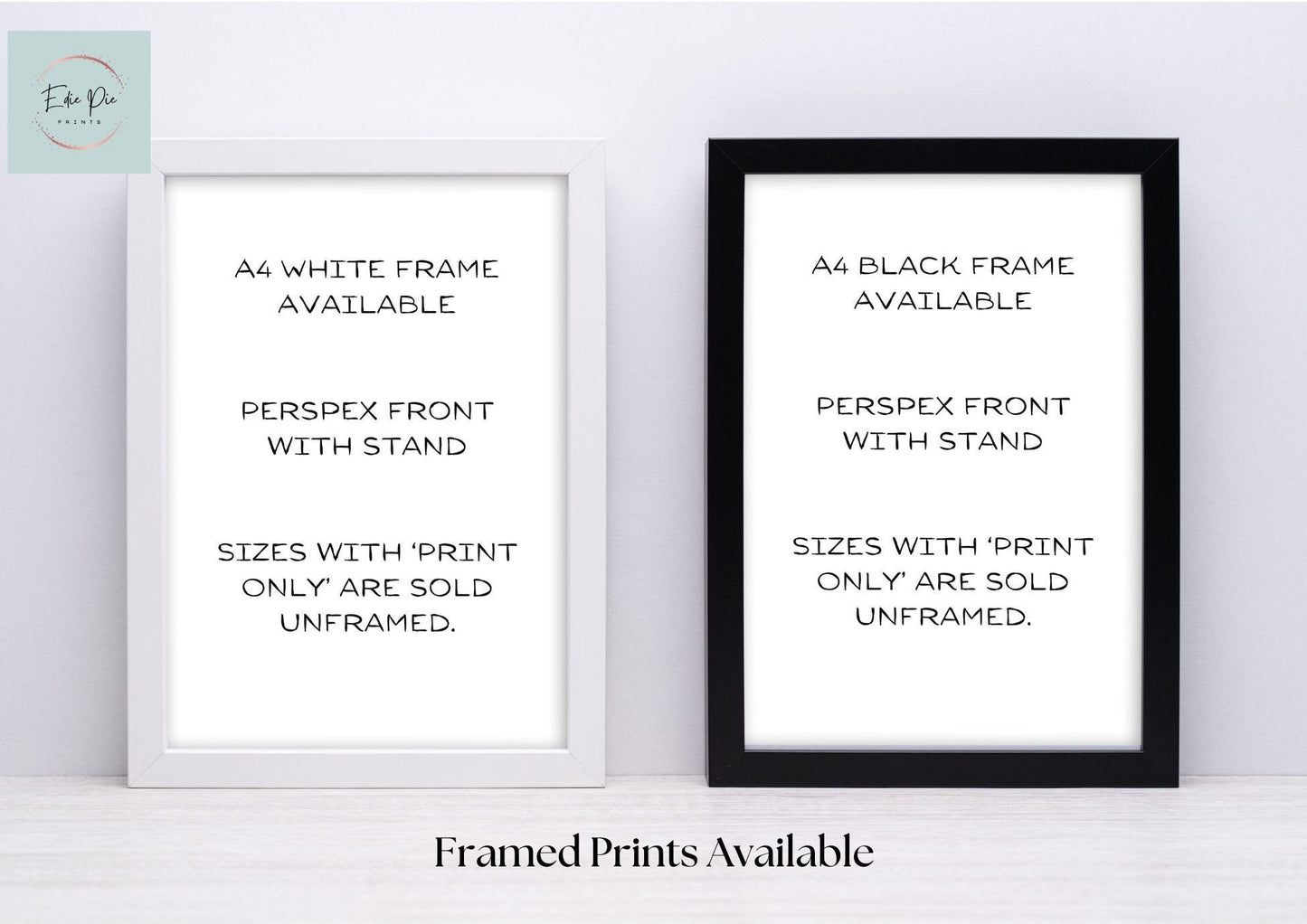 Custom Family Wildflower Print: Personalized Floral Gift