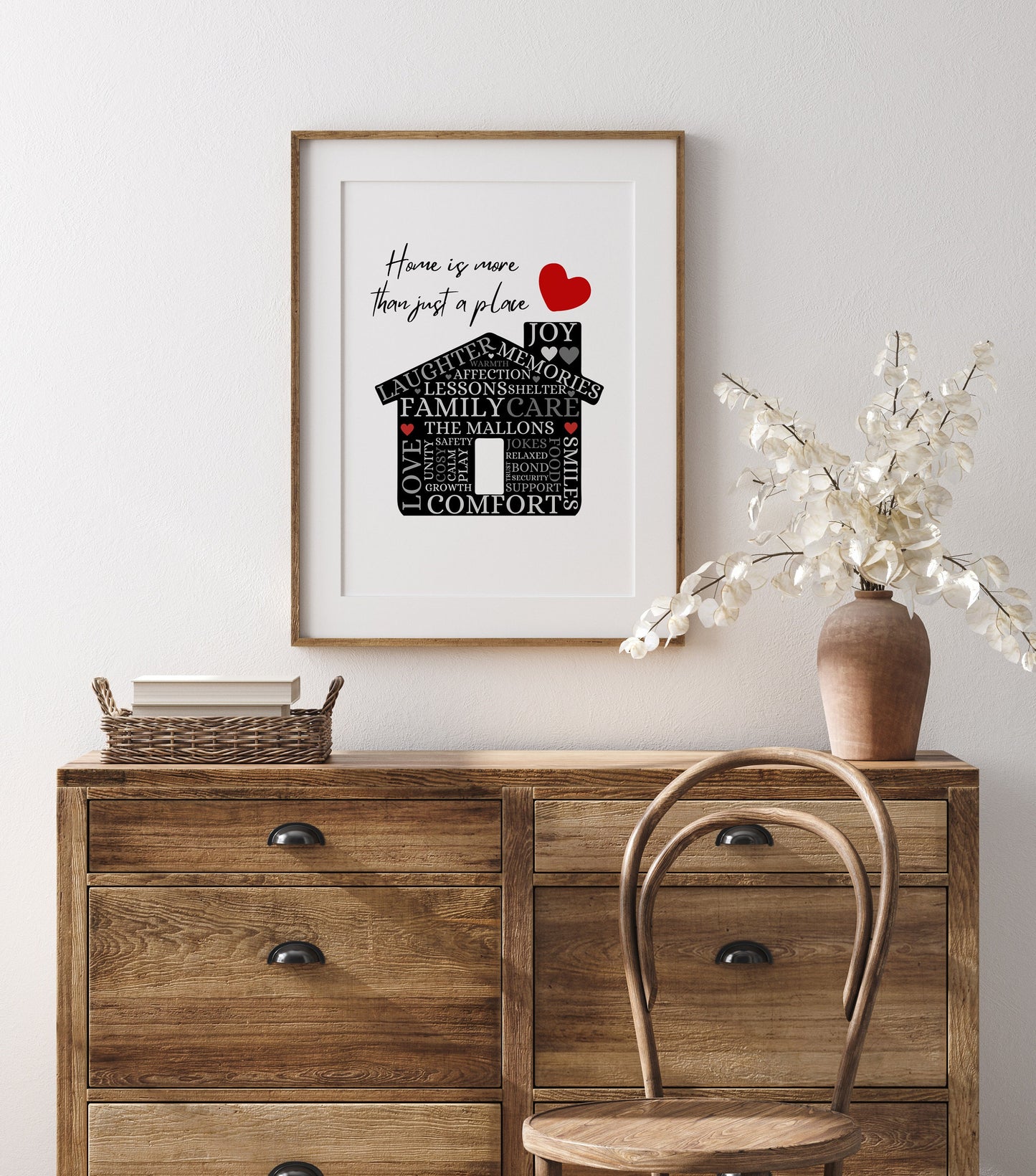 Custom Housewarming Gift, New Home Gift Print, New House Wall Art, Personalised First Home Wall Art, New House Decor, Positive Words Collage