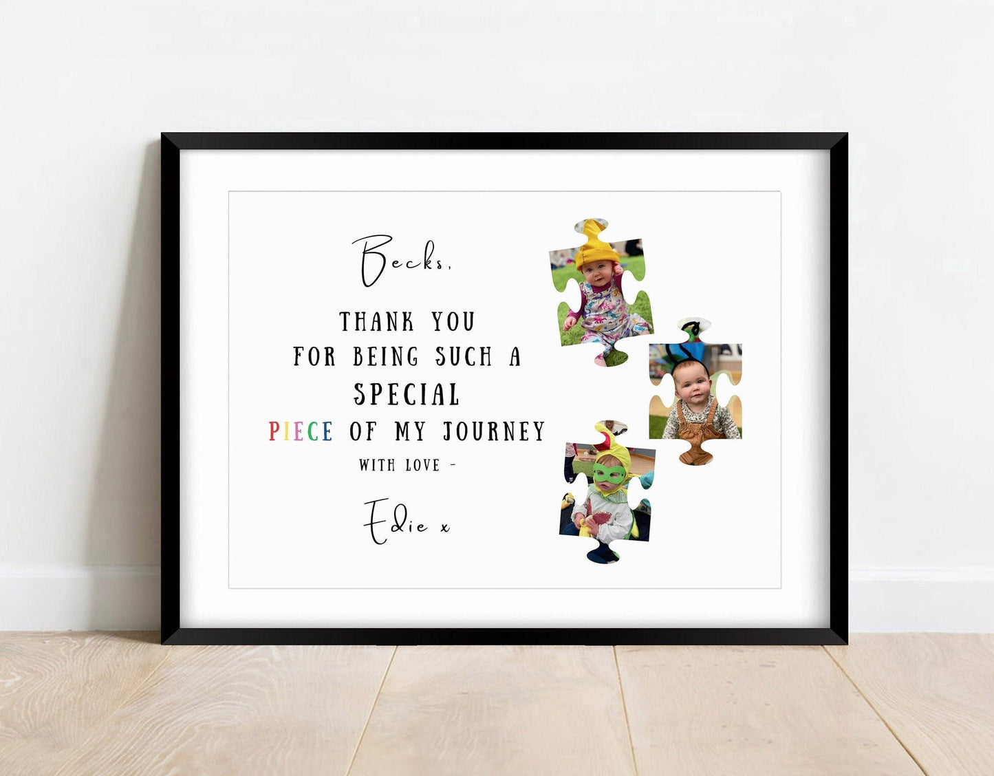 Custom Thank You Gift Print, Nursery Thank You Gift Poster, End of School Year Teacher Gift, Personalised Class Gift, School Nursery Frame