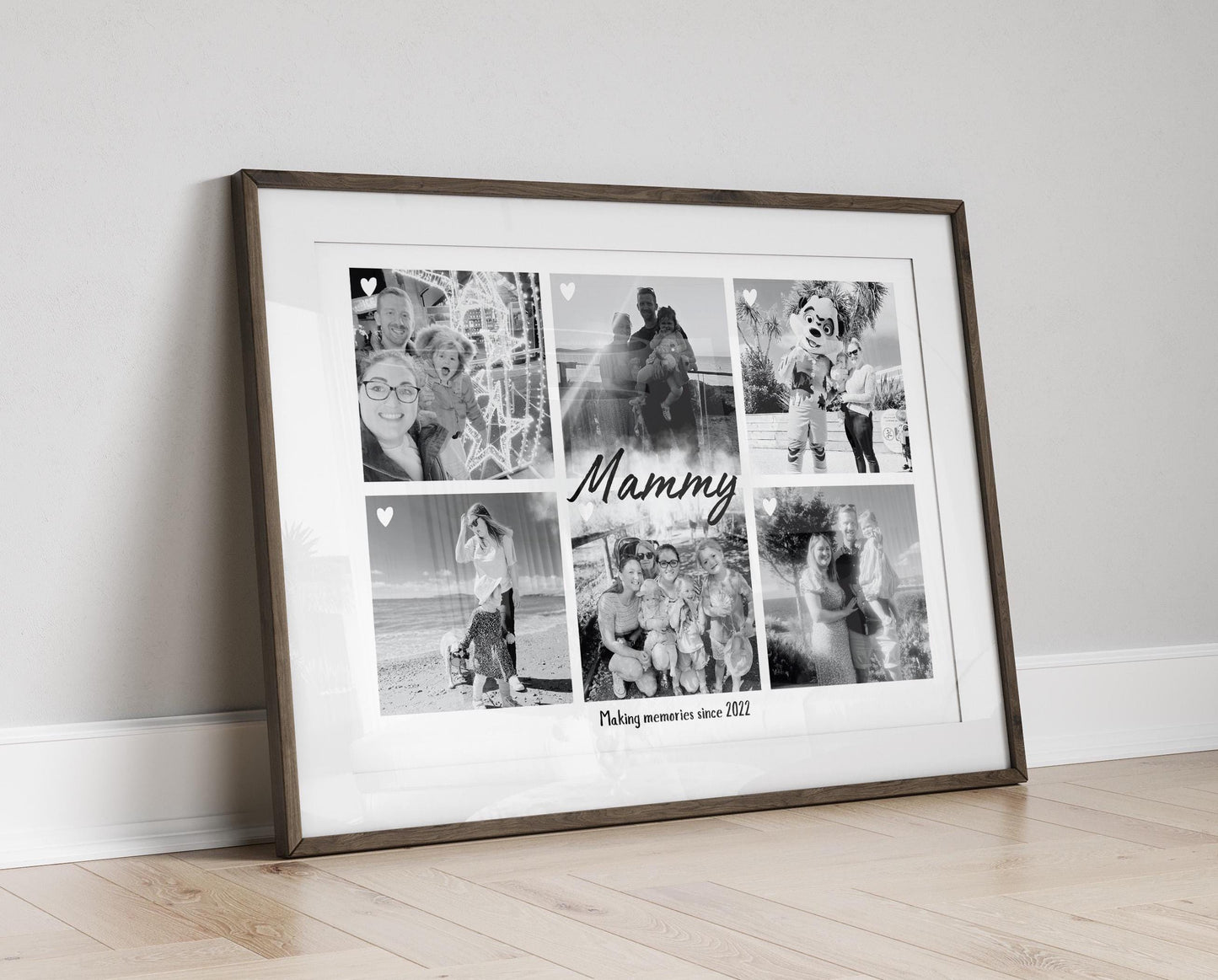 Personalised Photo Collage Print for Mum: Sentimental Birthday Gift
