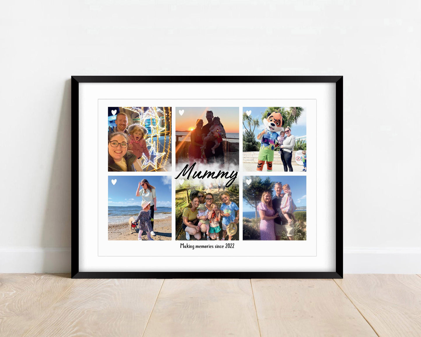 Personalised Photo Collage Print for Mum: Sentimental Birthday Gift