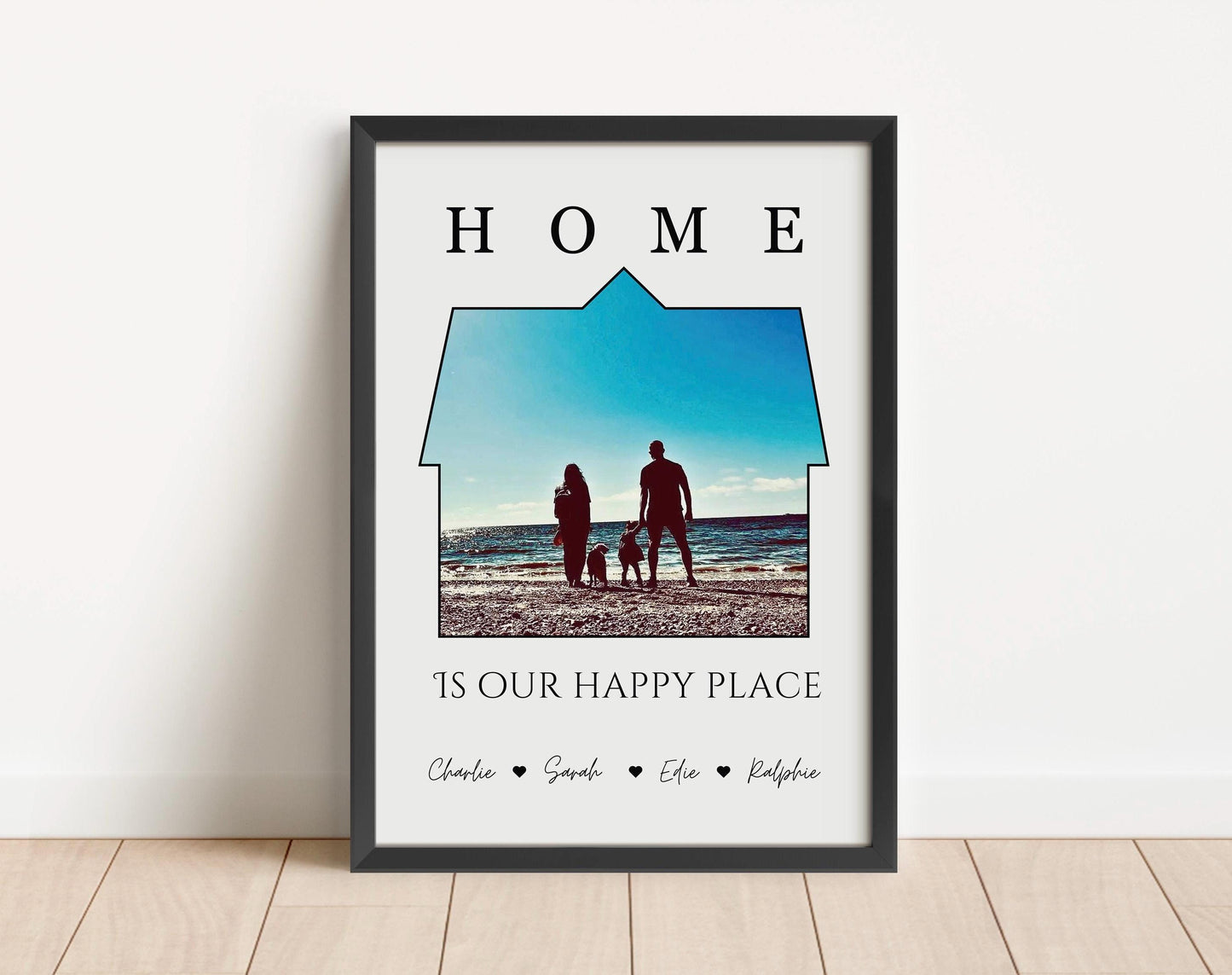 Custom Housewarming Gift, New Home Gift Print, Personalised First Home Framed Print, New House Party Gift, New Home Owner Gift