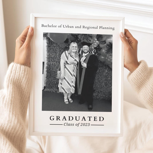Personalised Graduation Photo Print: Keepsake Gift for Son, Daughter